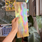 Amber Gold Iridescent Wissmach Sheet Glass