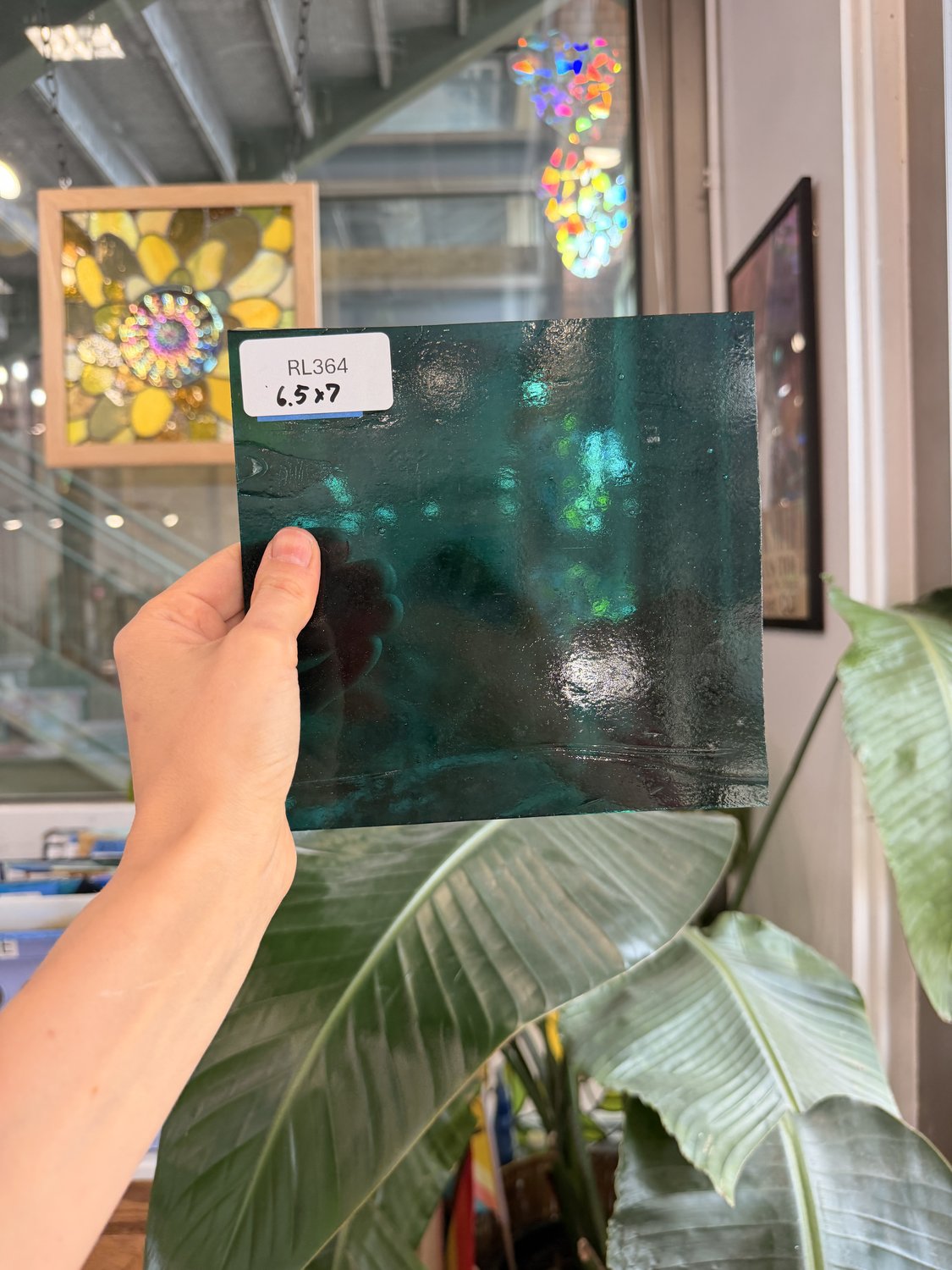 Transparent Teal Kokomo Sheet Glass – RL364