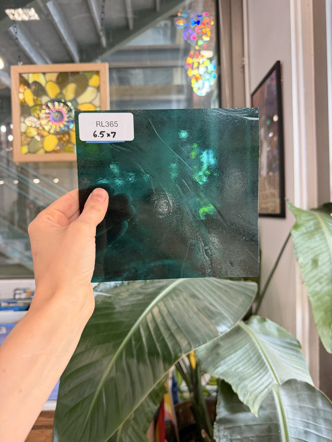 Transparent Teal Kokomo Sheet Glass – RL365