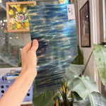 Odyssey Blue Aventurine Fusers Reserve Oceanside Fusible 96 COE  Sheet Glass