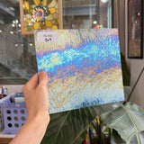 Blue Iridescent Transparent Ripple Wissmach Sheet Glass – RL368