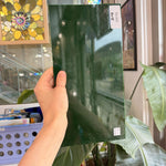 Solid Dark Green Opal Vintage Spectrum Sheet Glass