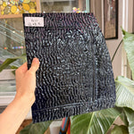 Deep Blue Transparent Ripple Textured Sheet Glass