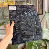 Deep Blue Transparent Ripple Textured Sheet Glass