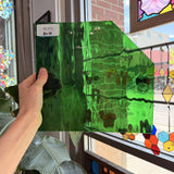 Medium Green Transparent Waterglass Spectrum Sheet Glass – RL372