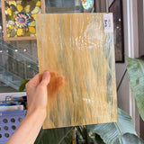 Tan Wispy Transparent Wissmach Sheet Glass – RL376