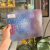 Transparent Single Rolled Light Purple Neolavender Bullseye Fusible 90 COE Sheet Glass