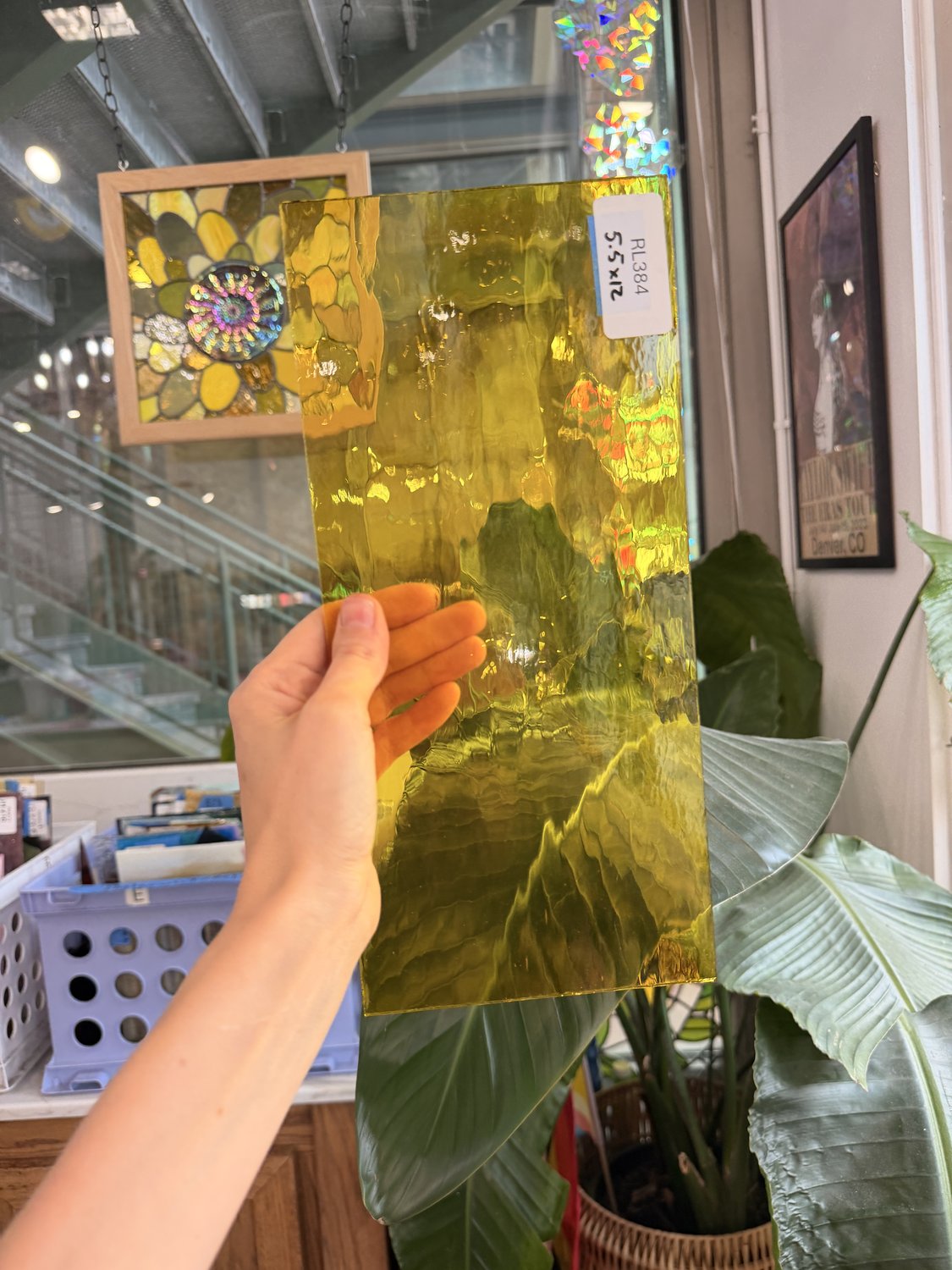 Yellow Transparent Oceanside Sheet Glass Fusible 96 COE