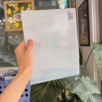 Vintage White Wispy Spectrum Sheet Glass