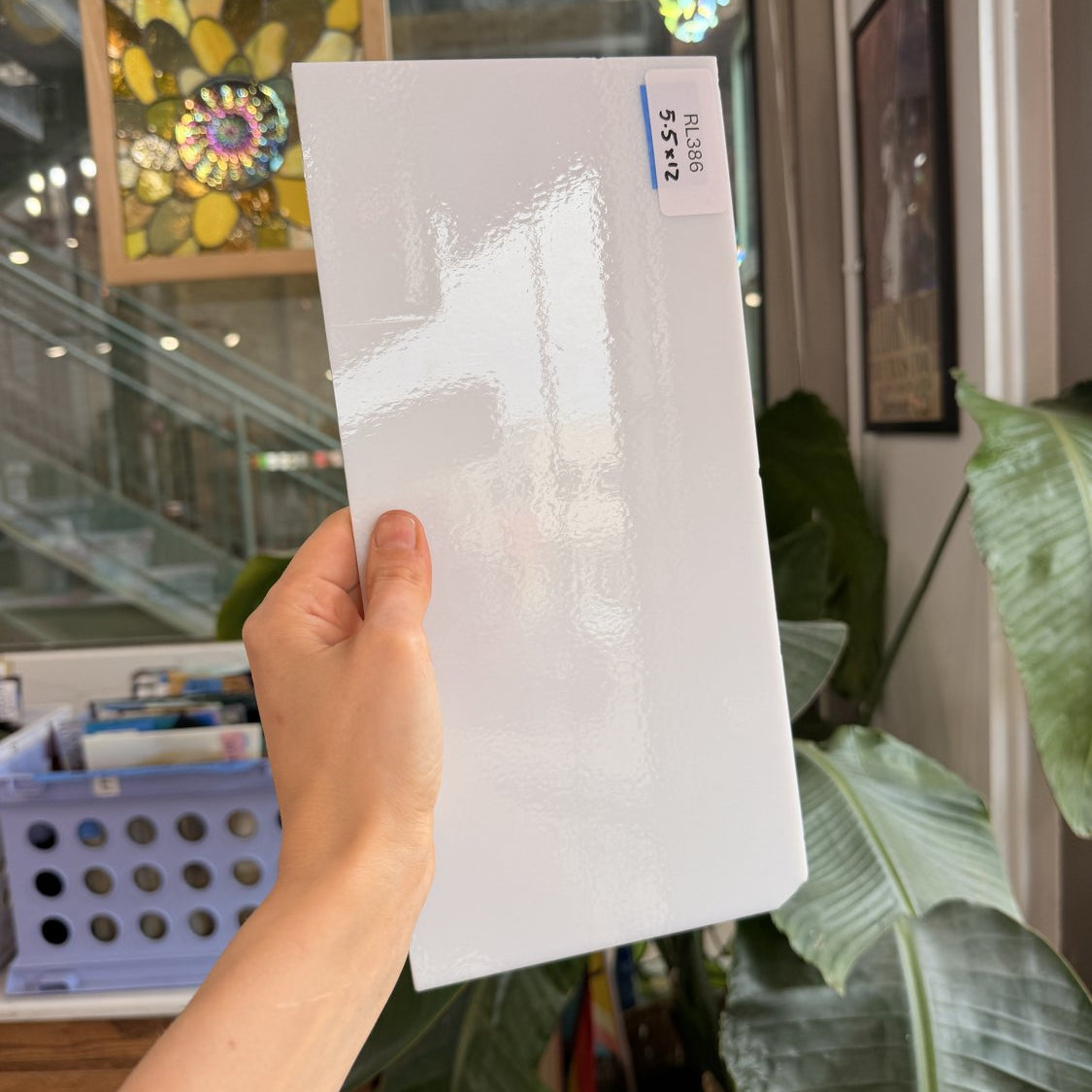 White Opal Solid Spectrum Sheet Glass