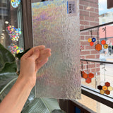Clear Iridescent Florentine Wissmach Sheet Glass – RL397