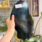 Dark Blue Transparent Textured Wissmach Sheet Glass