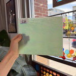 Pale Green Iridescent Opal Wissmach Fusible 96 COE – RL400