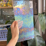 Clear Iridescent Florentine Wissmach Sheet Glass – RL402