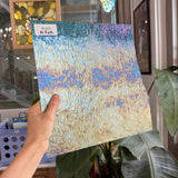 Blue Iridescent Transparent Ripple Wissmach Sheet Glass – RL405