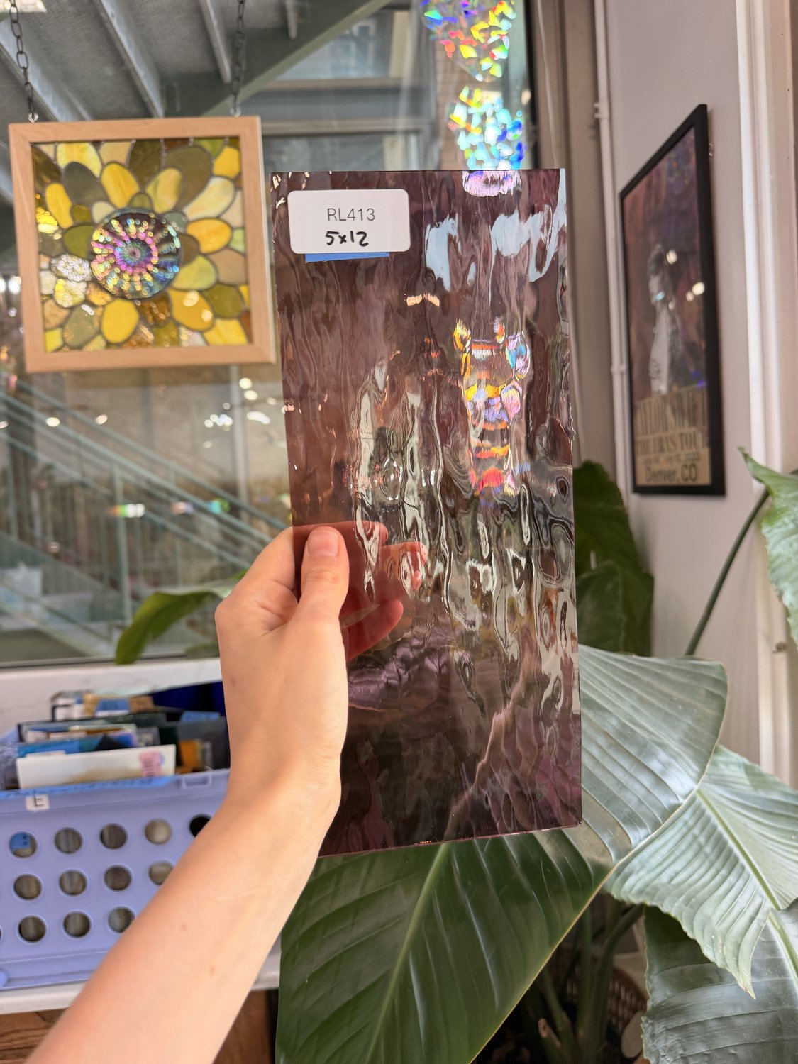 Light Purple Waterglass Oceanside Fusible 96 COE Sheet Glass – RL413