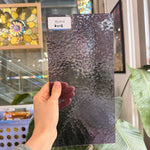 Light Purple Lilac English Muffle Sheet Glass – RL414