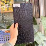 Violet Florentine Textured Transparent Floral Wissmach Sheet Glass