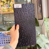 Violet Florentine Textured Transparent Floral Wissmach Sheet Glass