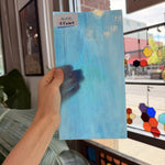Blue White Iridescent Wissmach Sheet Glass – RL418