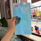 Blue White Iridescent Wissmach Sheet Glass – RL418