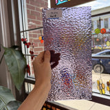 Transparent Light Purple English Muffle Wissmach Sheet Glass
