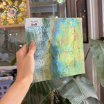 Medium Green Iridescent Wissmach Sheet Glass