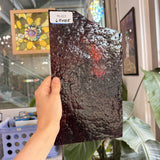Merlot Pink Red Transparent Textured Sheet Glass