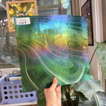 Sparkling Spruce Oceanside Iridescent Green Aventurine Fusers Reserve System 96 COE Sheet Glass – RL428