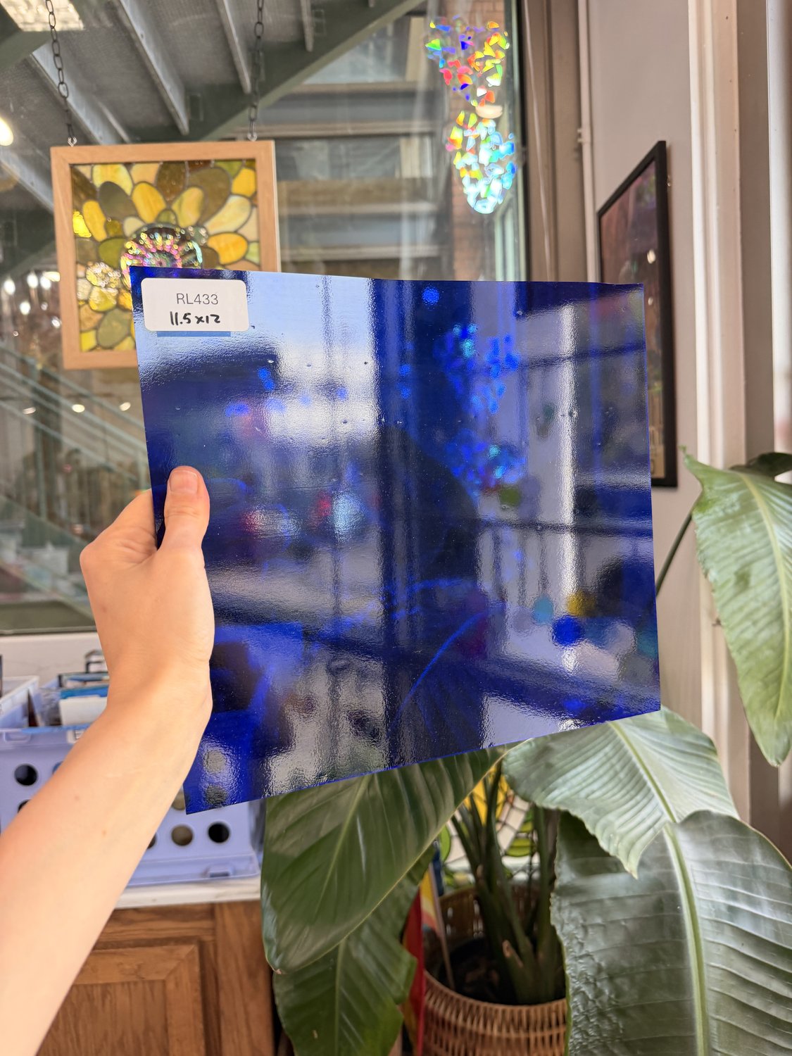 Blue Transparent Oceanside Sheet Glass