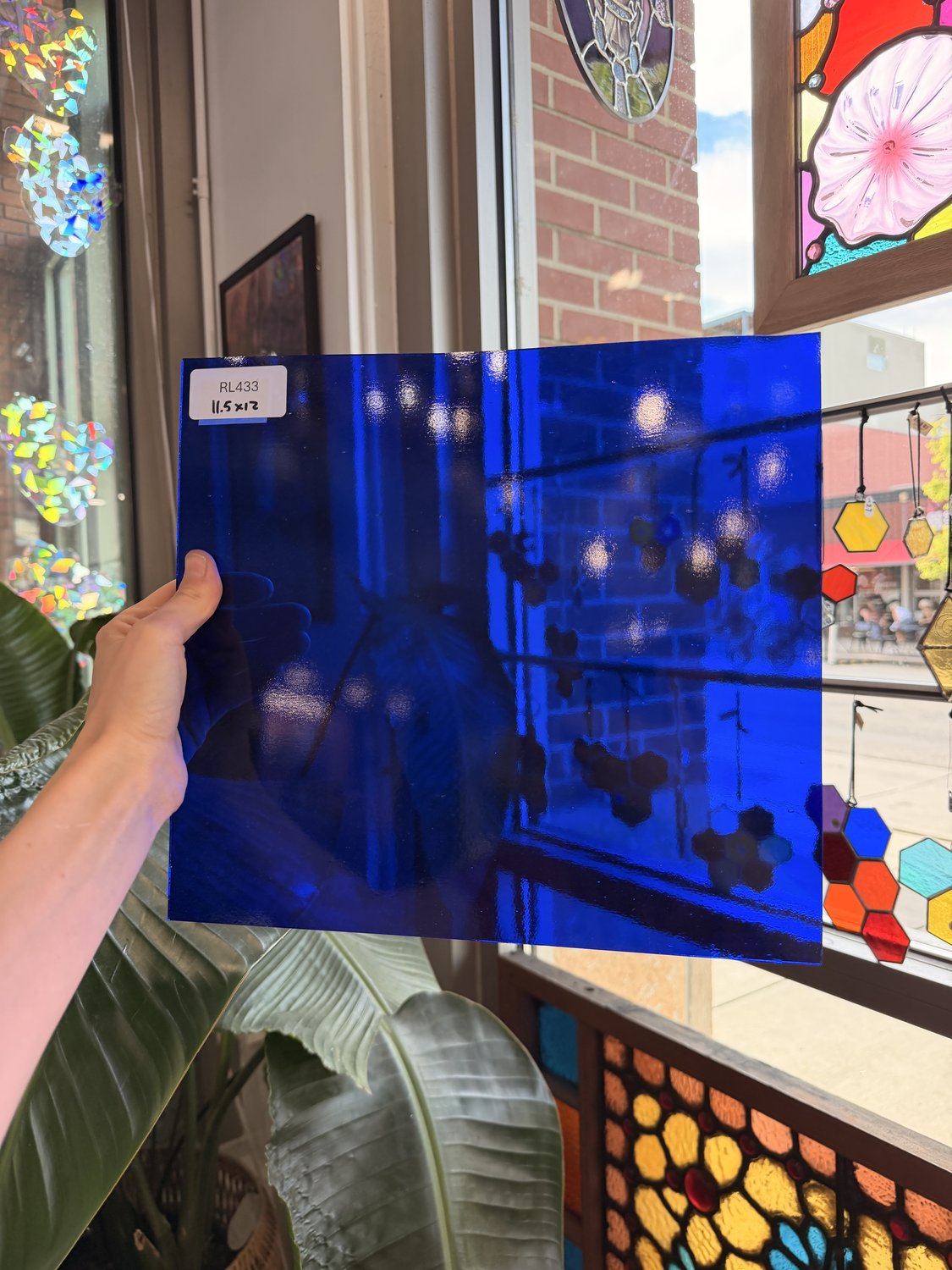 Blue Transparent Oceanside Sheet Glass