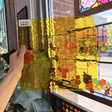 Yellow Transparent Waterglass Oceanside Sheet Glass Fusible 96 COE Sheet Glass