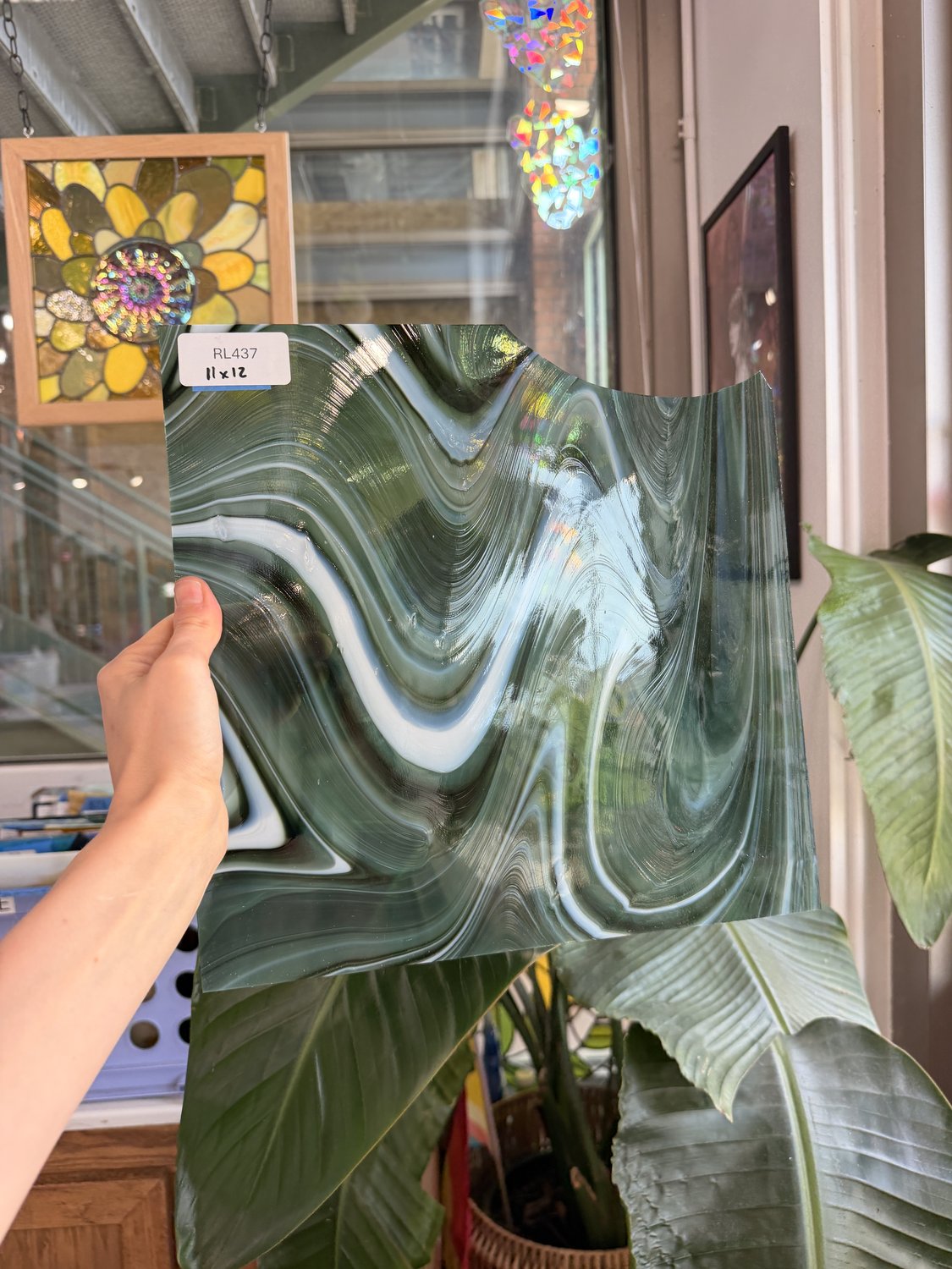 Sherwood Forest Oceanside Sheet Glass Fusible 96 COE Sheet Glass – RL437