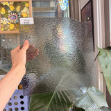Gray Transparent Rough Rolled Oceanside Fusible 96 COE Sheet Glass – RL438