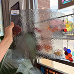 Gray Transparent Rough Rolled Oceanside Fusible 96 COE Sheet Glass – RL439