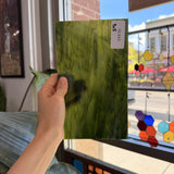 Dark and Lime Green Opal Kokomo Sheet Glass – RL443
