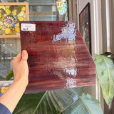 Mixed Red Wispy Chicago Art Glass Sheet Glass – RL451