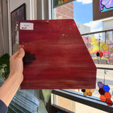 Mixed Red Wispy Chicago Art Glass Sheet Glass – RL451