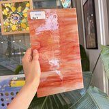 Orange Red White Wispy Opal Kokomo Sheet Glass – RL458