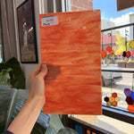 Orange Red White Wispy Opal Kokomo Sheet Glass – RL459