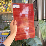 Dark Red White Wispy Opal Kokomo Sheet Glass – RL460