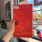 Dark Red White Wispy Opal Kokomo Sheet Glass – RL460