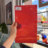 Dark Red White Wispy Opal Kokomo Sheet Glass – RL460