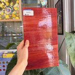 Dark Red White Wispy Opal Kokomo Sheet Glass – RL461
