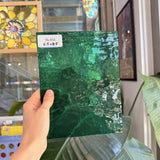 Green Textured Transparent Hammered Choicce Sheet Glass – RL464