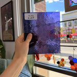 Purple Transparent Hammered Textured Sheet Glass – RL468
