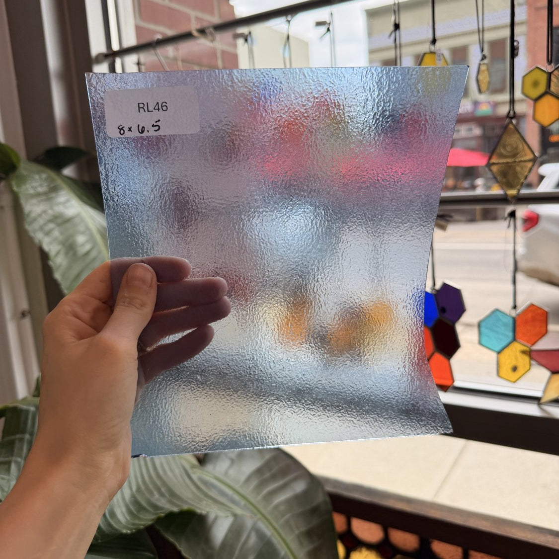 Light Blue Transparent Bullseye Fusible 90 COE Sheet Glass