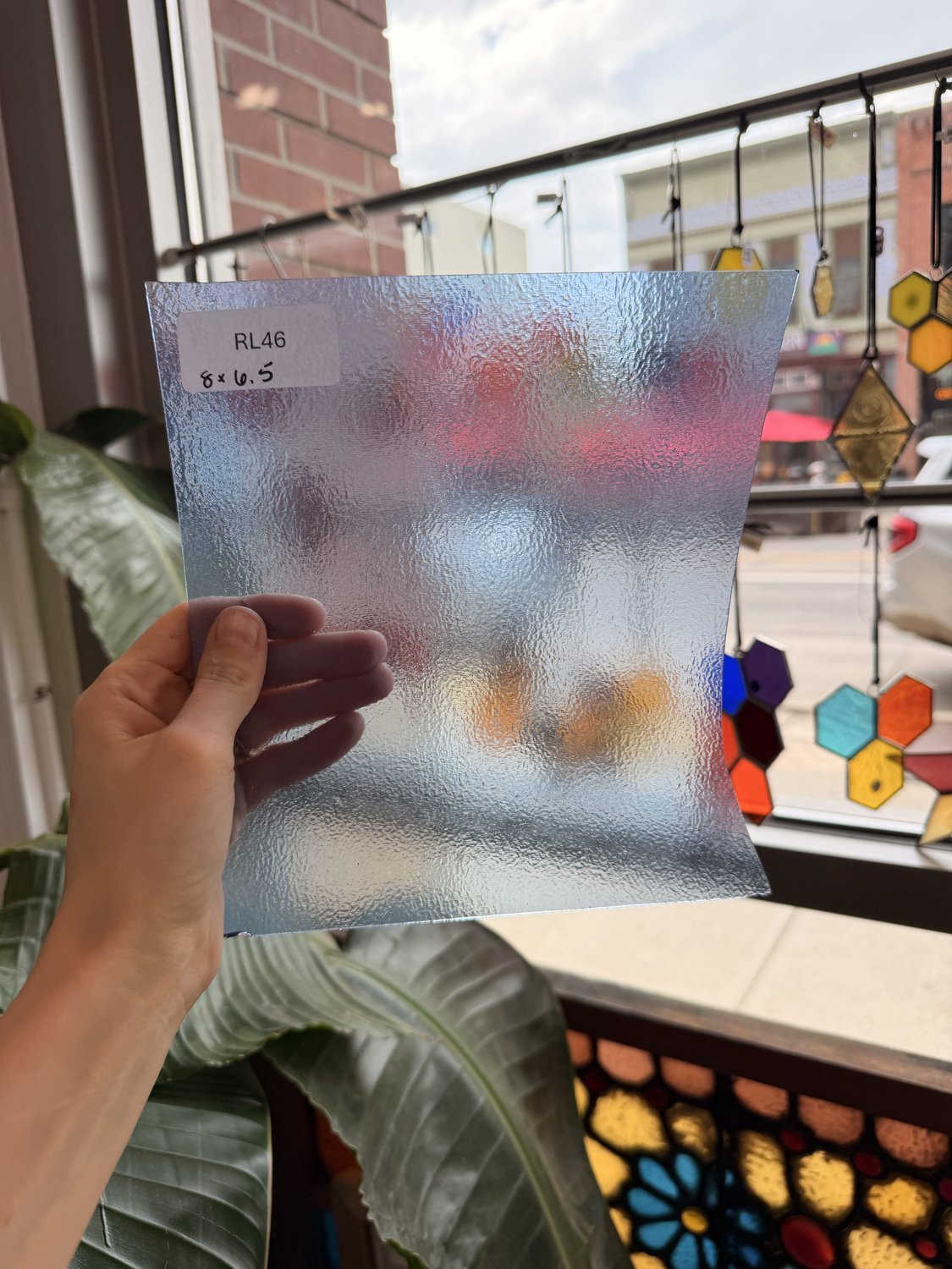 Light Blue Transparent Bullseye Fusible 90 COE Sheet Glass