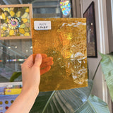Marigold Yellow Transparent Textured Sheet Glass – RL471