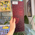Red Transparent Florentine Wissmach Sheet Glass – RL474